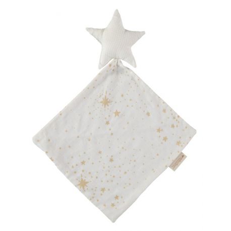 Doudou Star gold stella - white Doudou Star gold stella - white