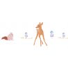Sticker frise Biche