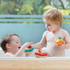 jouet de bain écologique - Bateau de course
