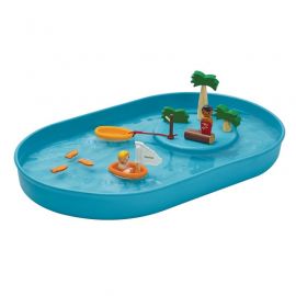 Plan d'eau avec Ã®lot