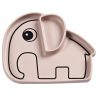 Assiette silicone Elphee - rose