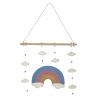 Mobile en laine - Arc-en-ciel